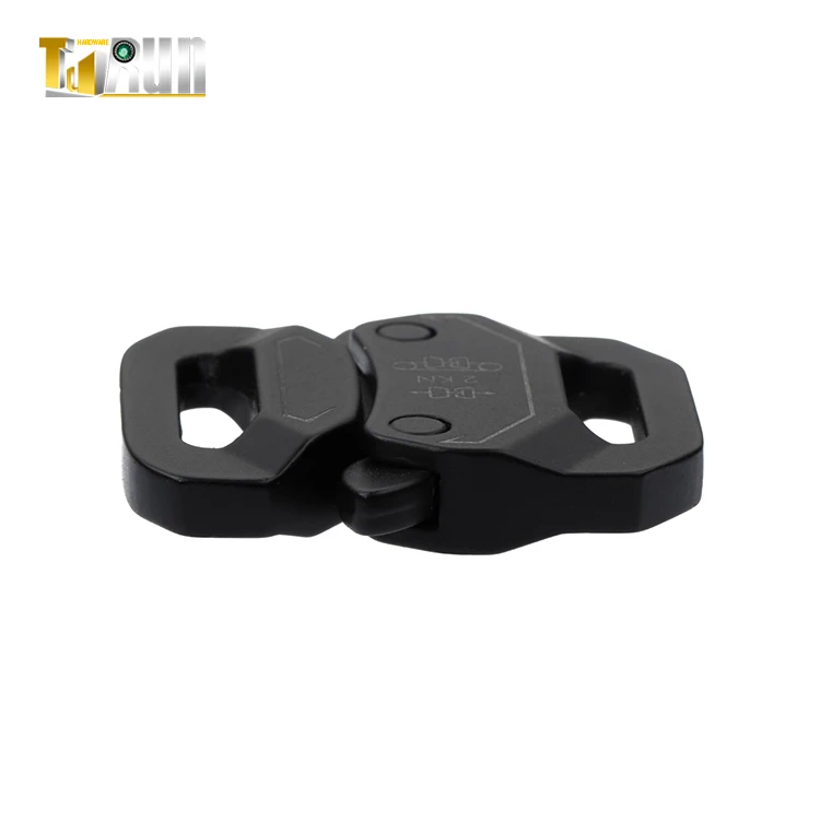 Tactical buckle quick release metal buckle backpacks accessories dog collar fashion hanging chain belt buckle