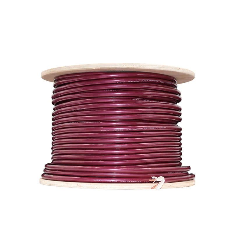VESUN factory direct wholesale 2 core 2.5 square mm round speaker cable with nerve wire L-250