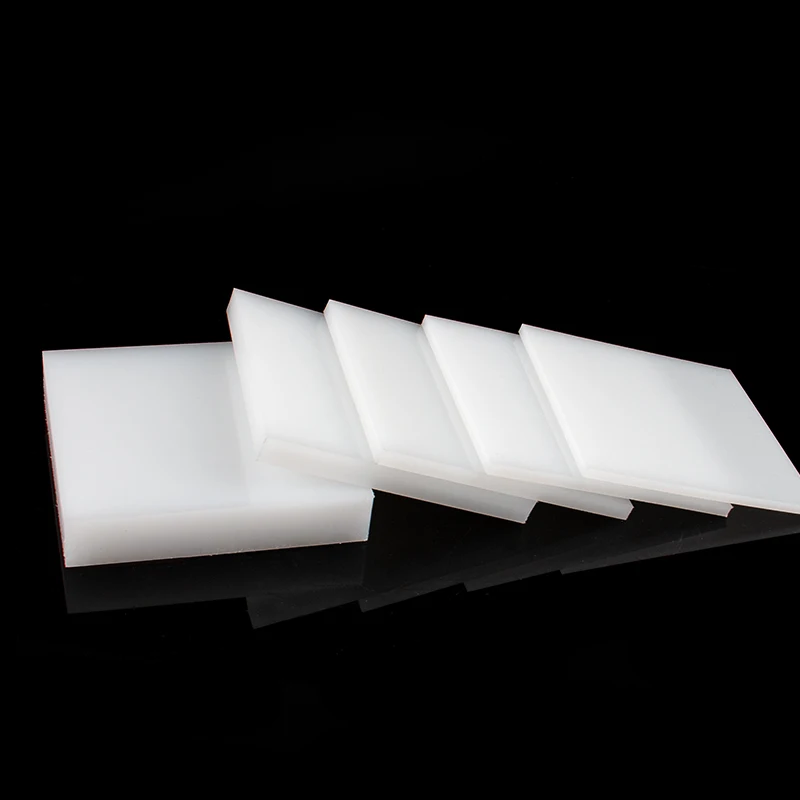 Customized size pp food grade polypropylene sheet plastic hardboard white mat waterproof divider pork table rubber sheet