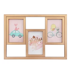 New product hot sale 3 opening collage combination photo frame family wall decoration art