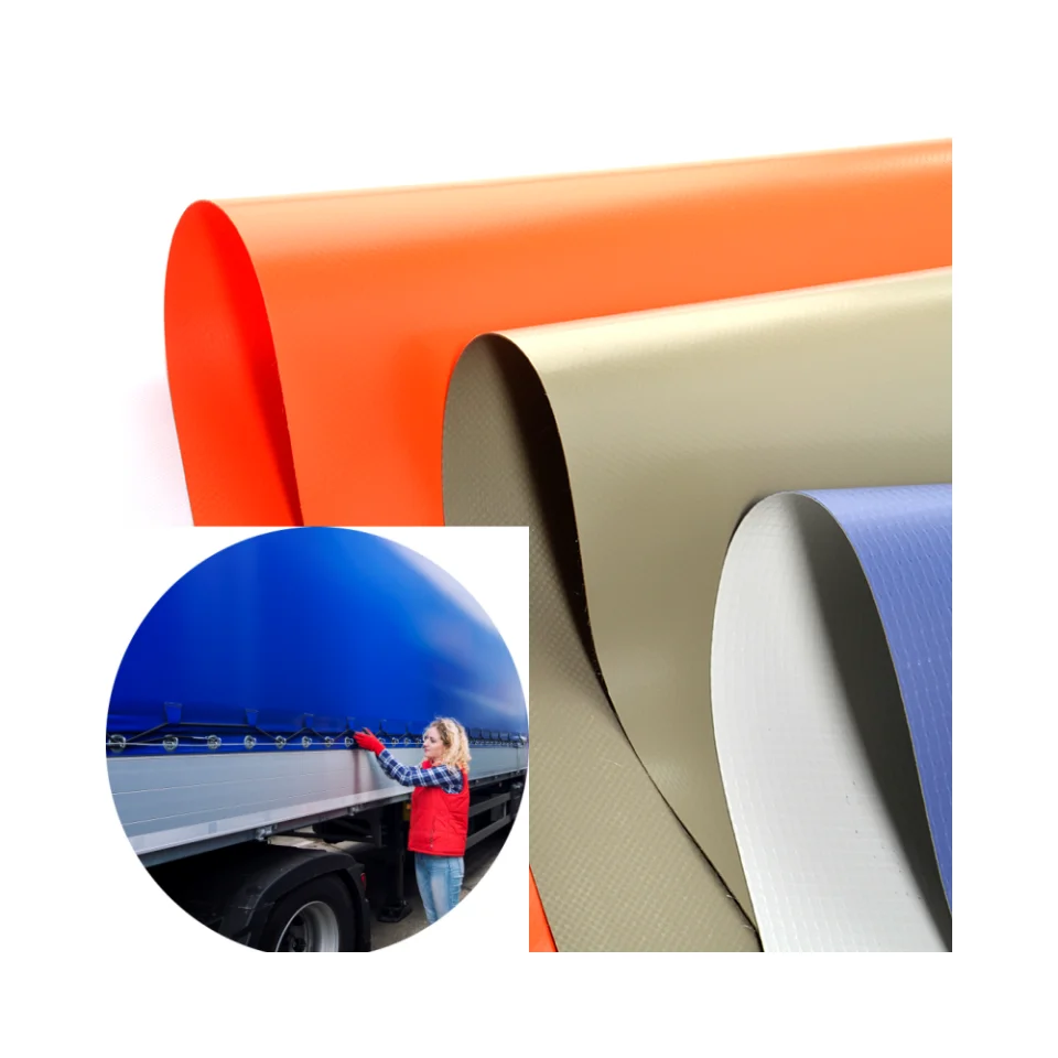 18 oz pvc tarpaulin fabric vinyl coated fabric   sale for  PVC tarpaulin roll tarpaulins for truck