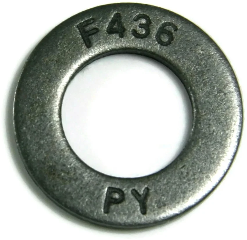 ASTM f436 round structural flat washer, Heat treated steel washer