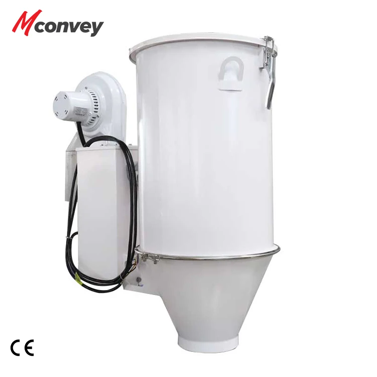 Hot air Energy saving hopper dryer 25kg autoloader plastic raw material Hopper Dryer For Extrusion