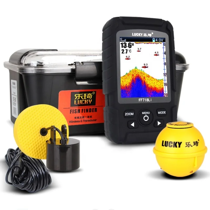 Portable Deeper Smart Lucky Fishfinder Sonar FF718Li Echo Sounder Camera for Fishing Underwater Fish Finder