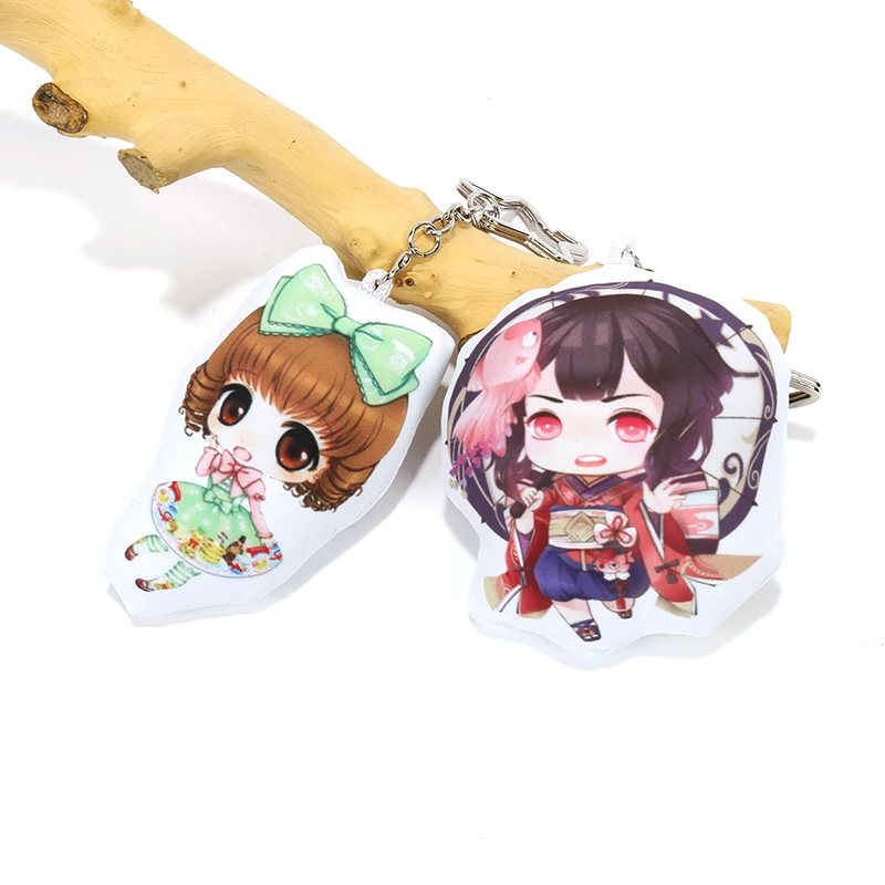 Новые товары vograce, миниатюрная тканевая подушка с напечатанным логотипом, брелок, плюшевая мягкая игрушка, подвеска