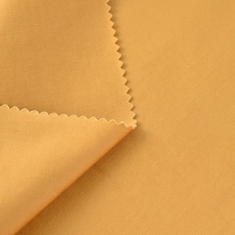 Wholesale custom size dyed twill stretch spandex sateen woven cotton fabric for dress