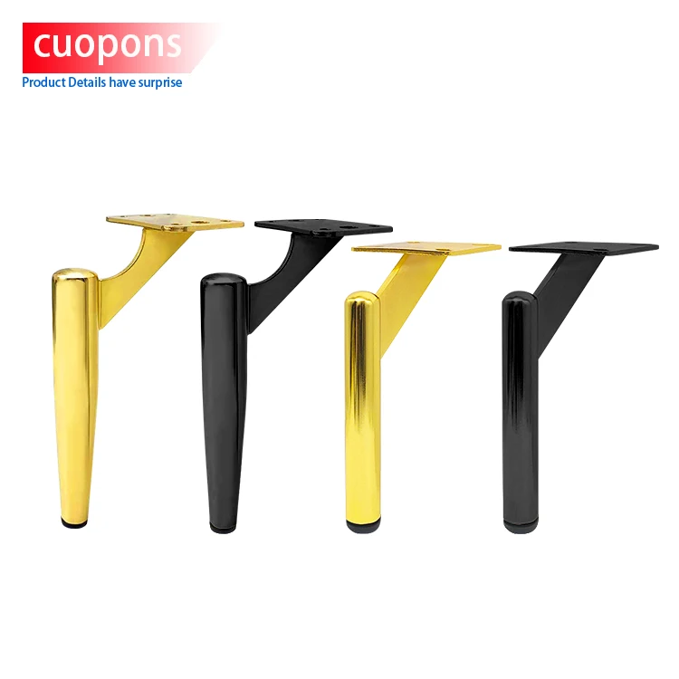 Decoration Furniture Leg Modern Luxury aluminum Alloy Sofa Legs Iron Rose Golden Metal Bed Feet Modern Cabinet Foot for Sale