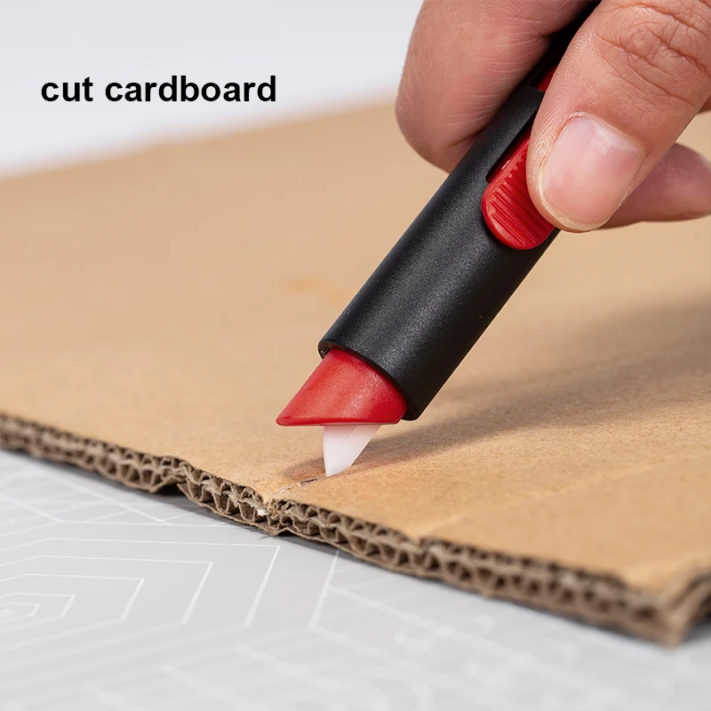 Carving Knife Cut wallpaper Cardboard  Express Unpacking Envelop Paper Cutting Retractable Safety Courier Box Cutter Knives