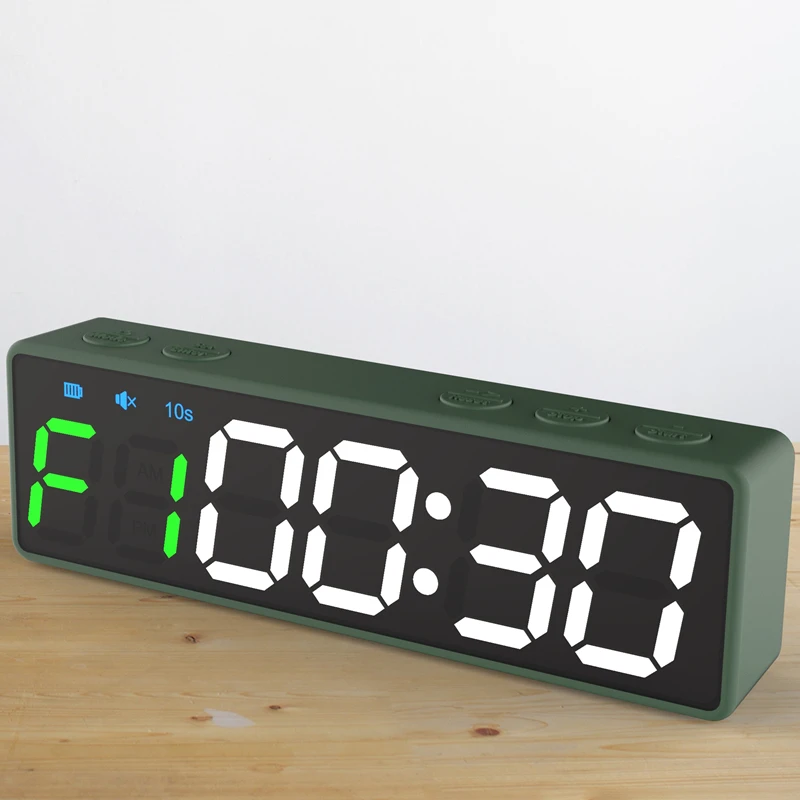 Светодиодный однофазный таймер 3D MAX для фитнеса, панельный таймер для лабораторий, светодиодный, 1 дюйм, 6 цифр