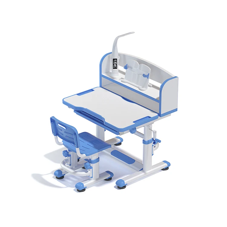 
Hot selling good quality attractive price new type children school desk and chairs set 
