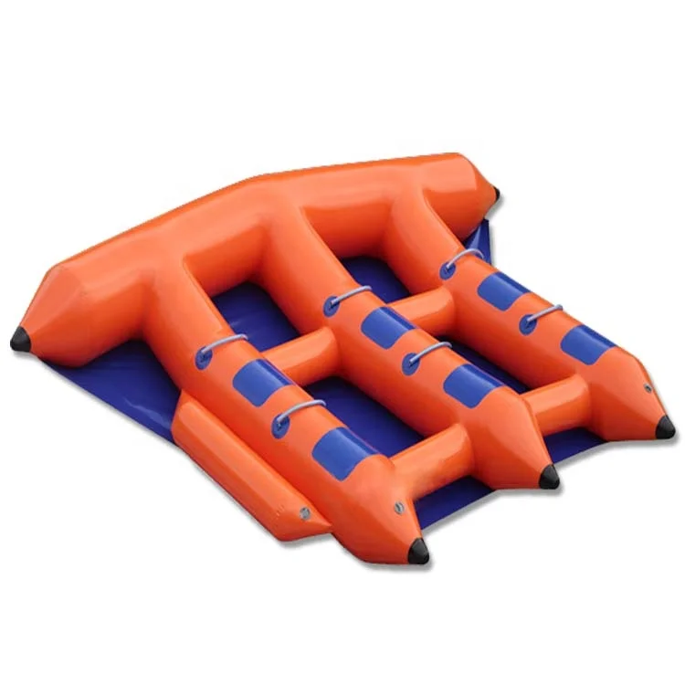 Wholesale  6 Person  Inflatable Flyfish Towable  Boat Tube for Water Sports