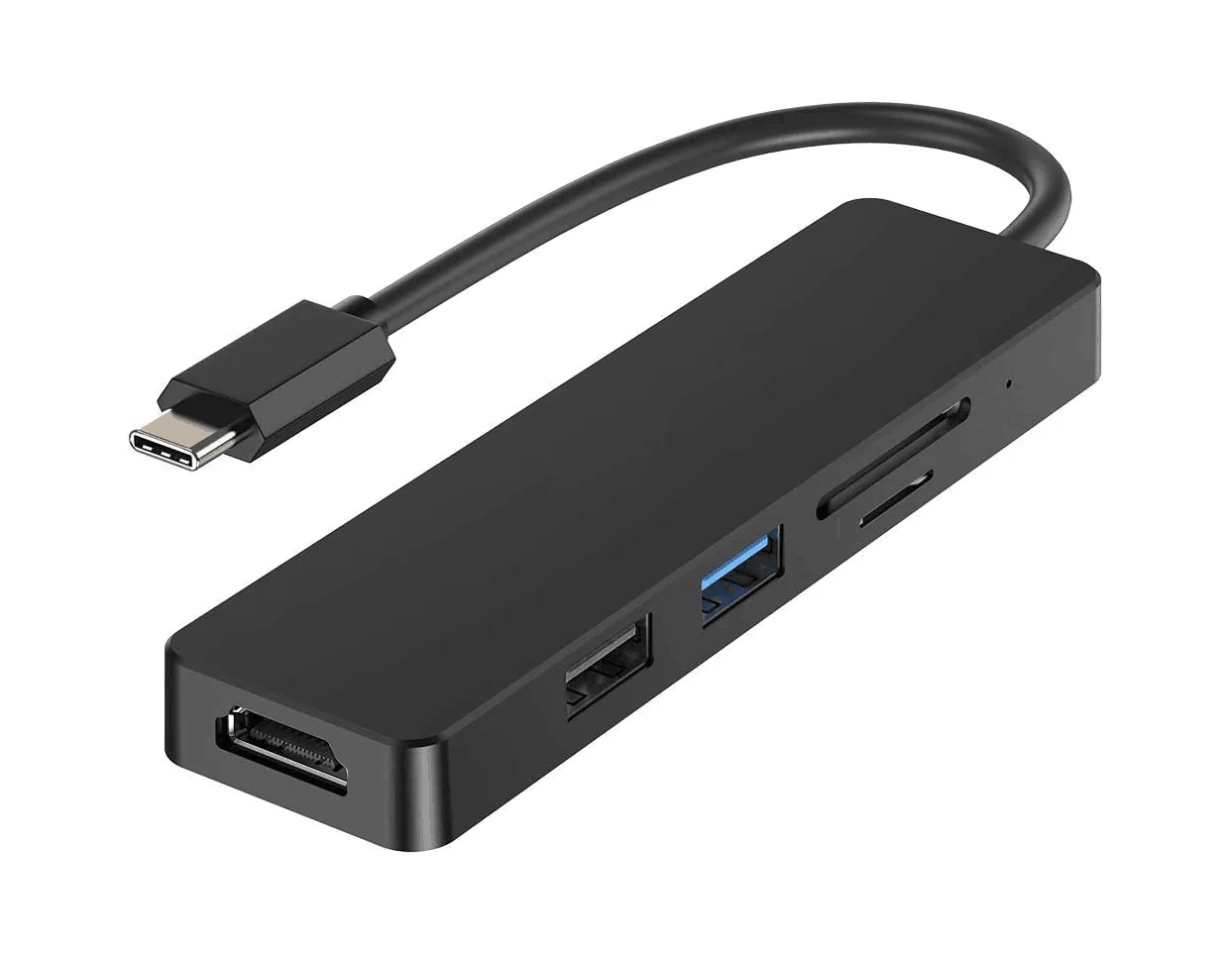 Разветвитель Usb 3,1 со склада, кардридер Full HD 4K, USB концентратор 5 в 1, адаптер USB Type C для планшета/ПК/телефона