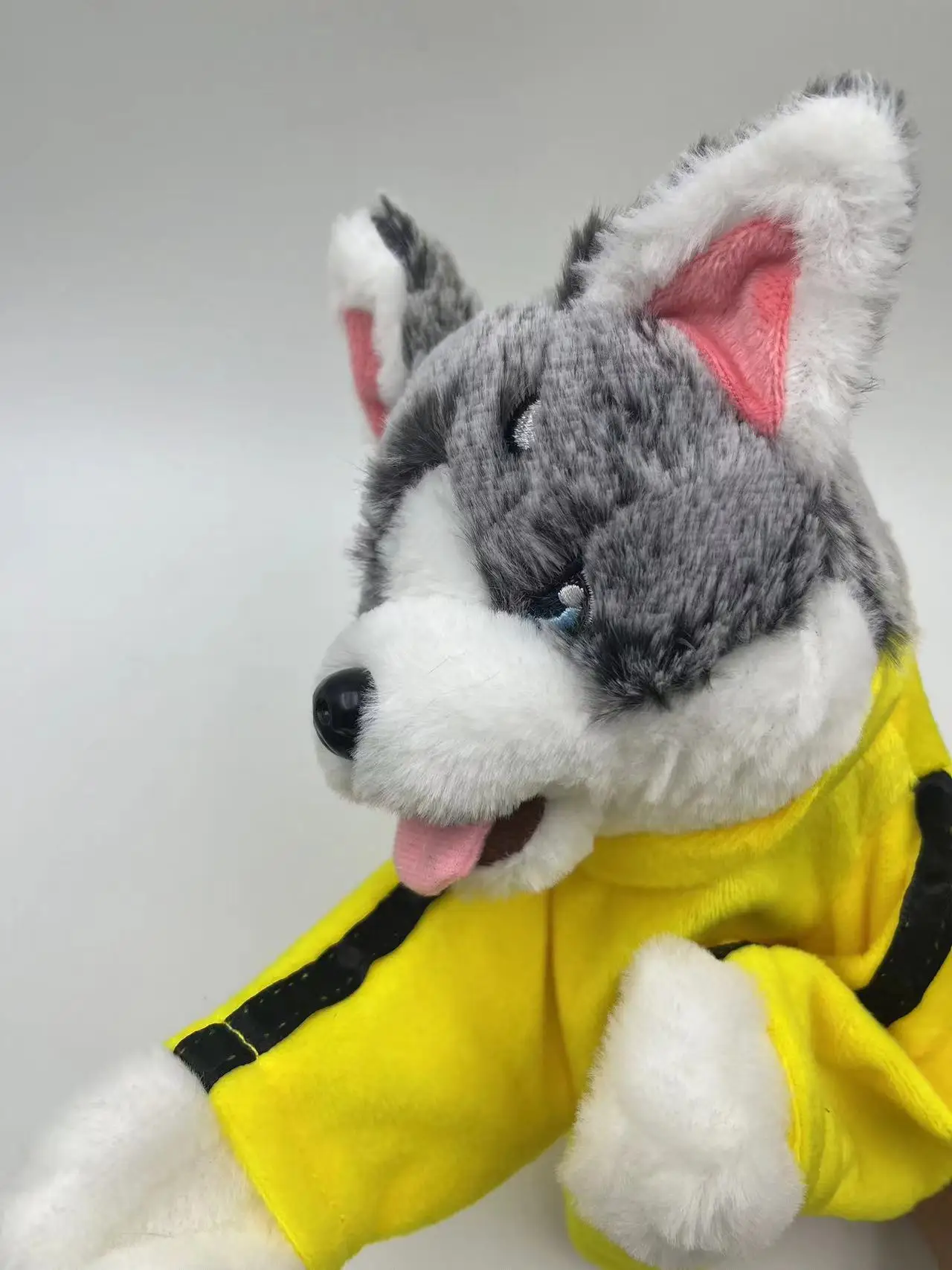 Electric Boxing Dog Doll Husky Voice Puppet Funny Big Battle Creative Interactive Plush Toy with Electronics