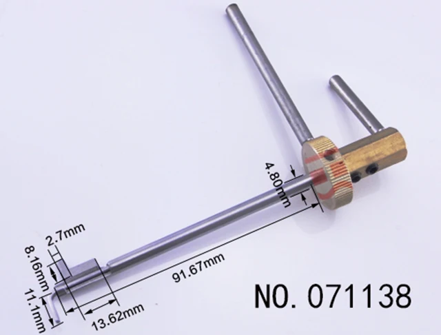 Lockpick DIEBOLD Safe Cabinet Emergency Blade Lock Opening Tool 5 Turns Swing Bolt Lock 071138