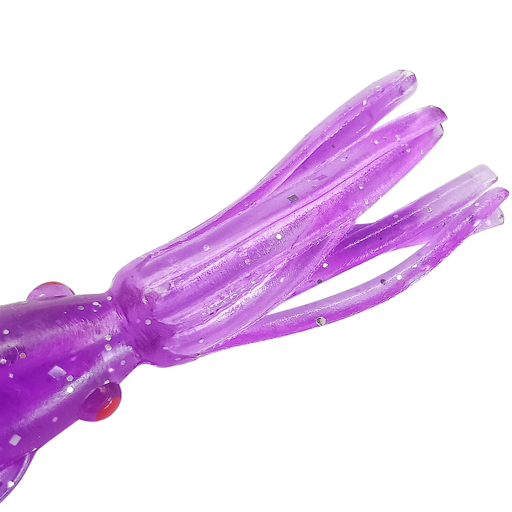 Octopus Fishing Lure Squid Fishing Lure 4cm 6.5cm 8.5cm Souple Soft Plastic OEM Attracting Fish Artificial Soft Bait 4/6.5/8.5cm