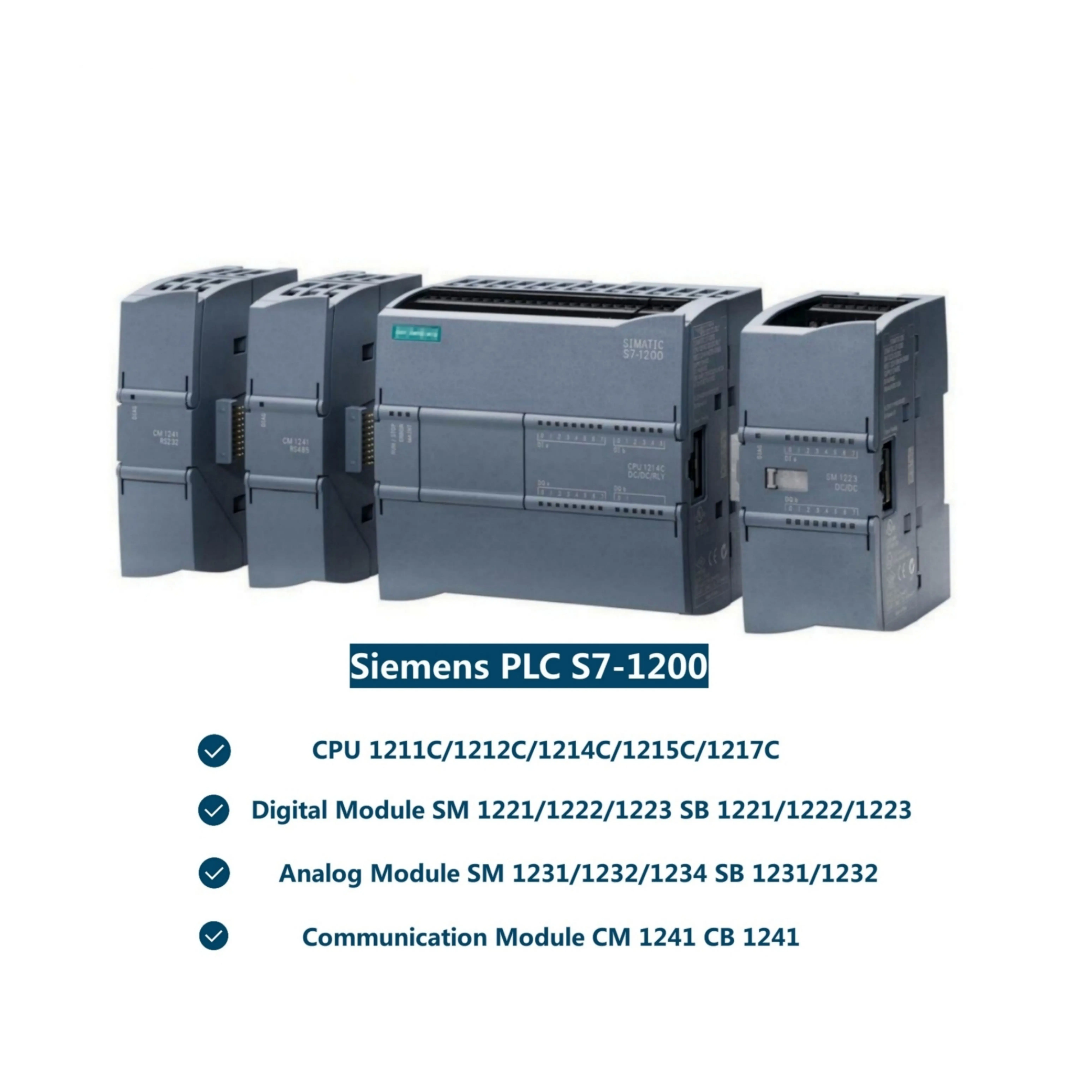 Original siemens SIMATIC S7-1200 6es7214-1ag40-0xb0 compact CPU module 6es7212-1ae40-0xb0 module siemens 6es7 214-1ag40-0xb0