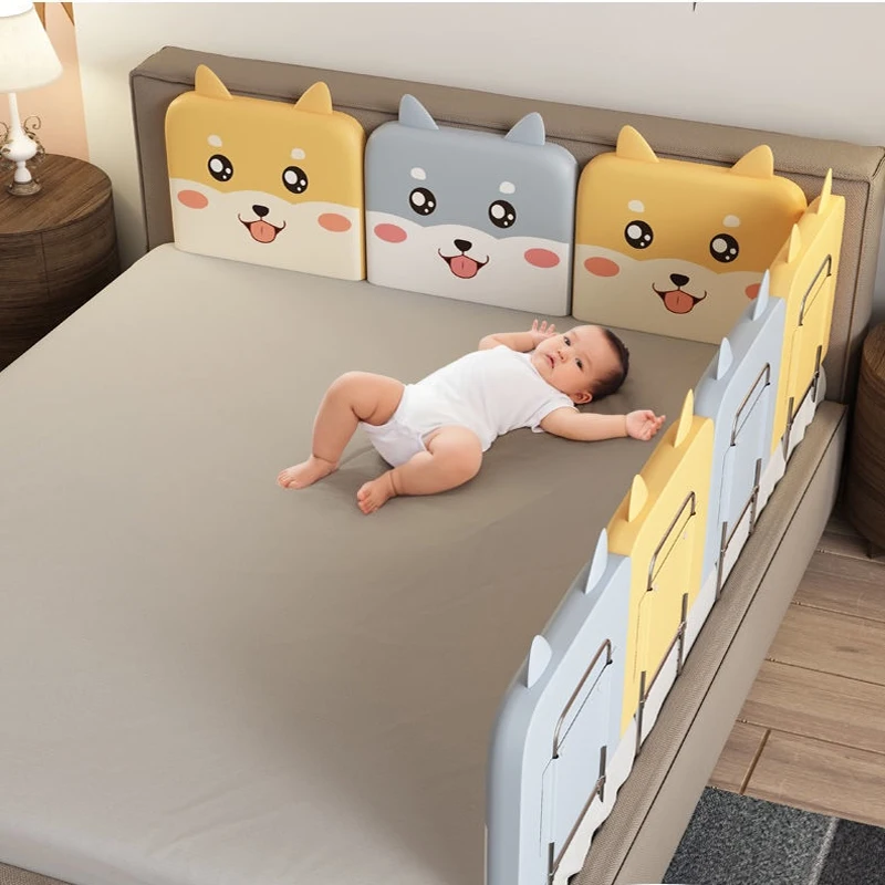 Portable Child Toddler Cot Safety Guard Babi Safeti Baby Bed Rail Bumper Fence Crib Corner Side Barrier Guard for Kids