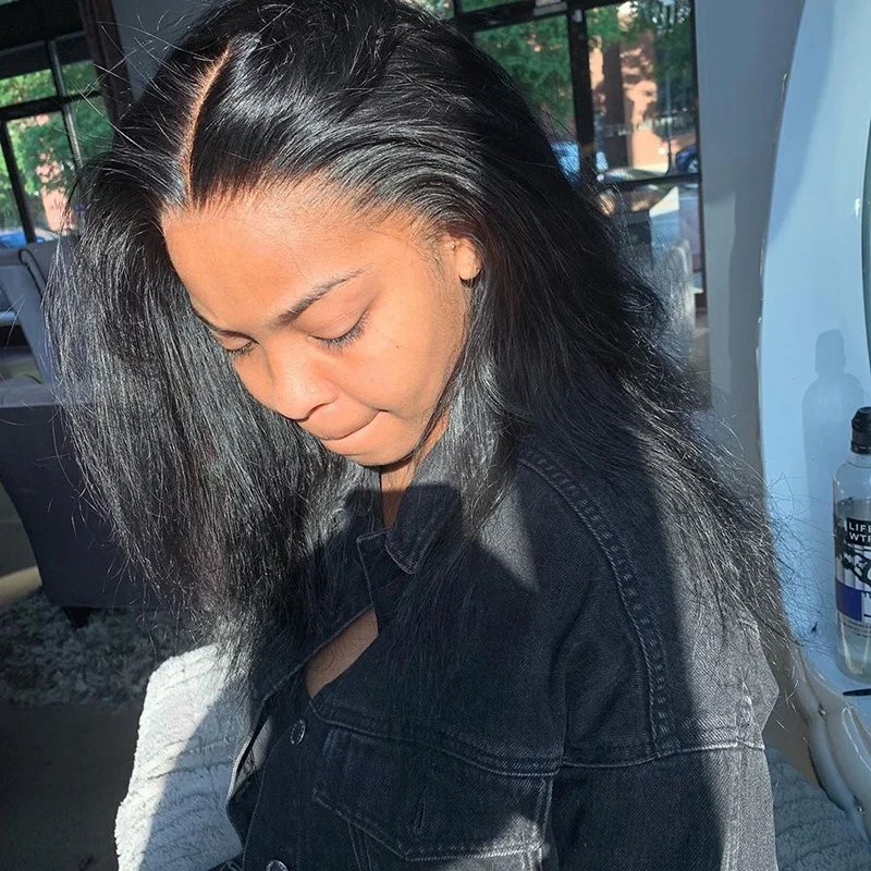 
13A Grade HD Lace Wig Pre Plucked Best Quality Raw Cambodian Hair Single Knot5.0 Virgin Human Hair Transparent HD Lace Wigs 