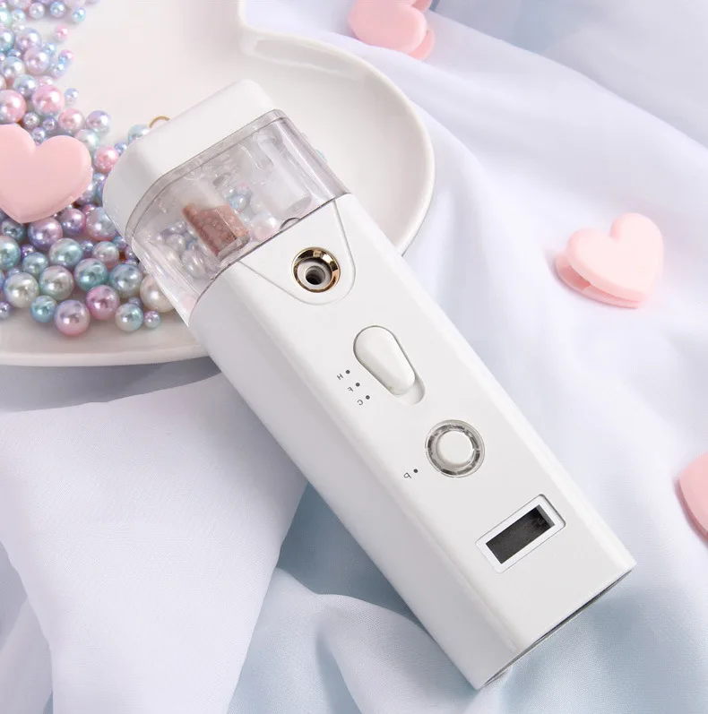 USB зарядное устройство воды уход за кожей портативный Красота Nano пароход Электрический Уход лица туман распылитель для дома на открытом