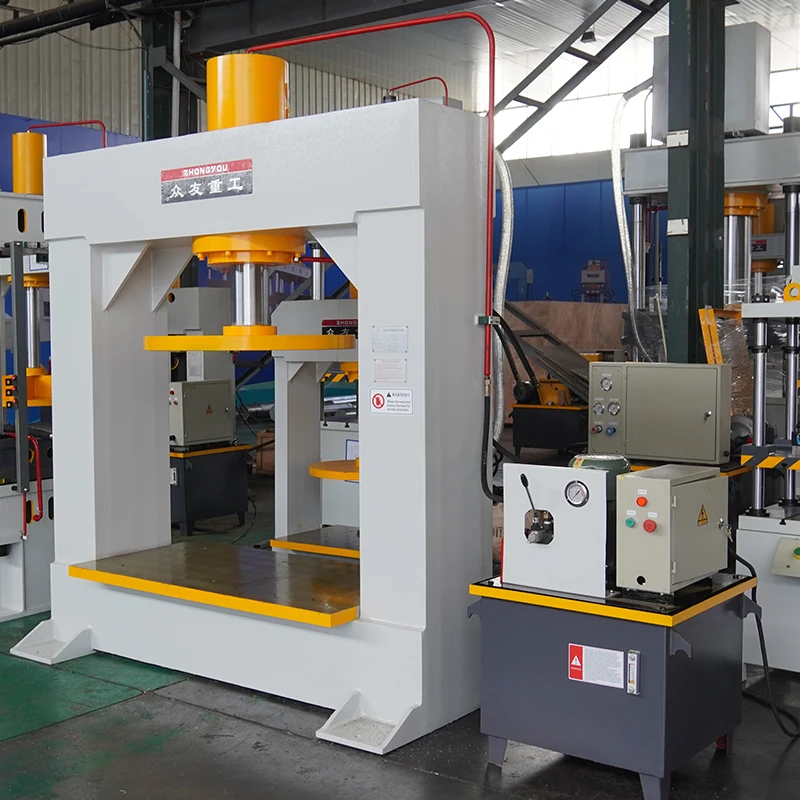 100 ton 200 Ton Forklift Tyre Replacement Hydraulic Press Auto solid tire press machine