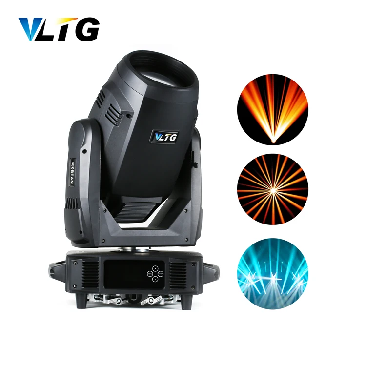 Pro DJ Bar Stage DMX 380w LED Beam Spot Wash 3in1 Moving Head Light Double Prism