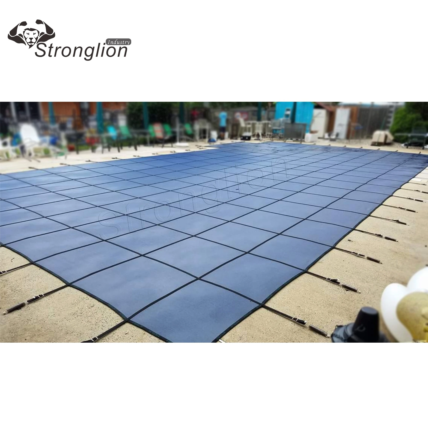 Super Dense Mesh Pool Safety Cover Winter Leaf Swimming Cover Safety Waterproof Swimming Pool Cover