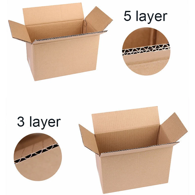 customized recycled corrugated brown kraft paper ship carton box