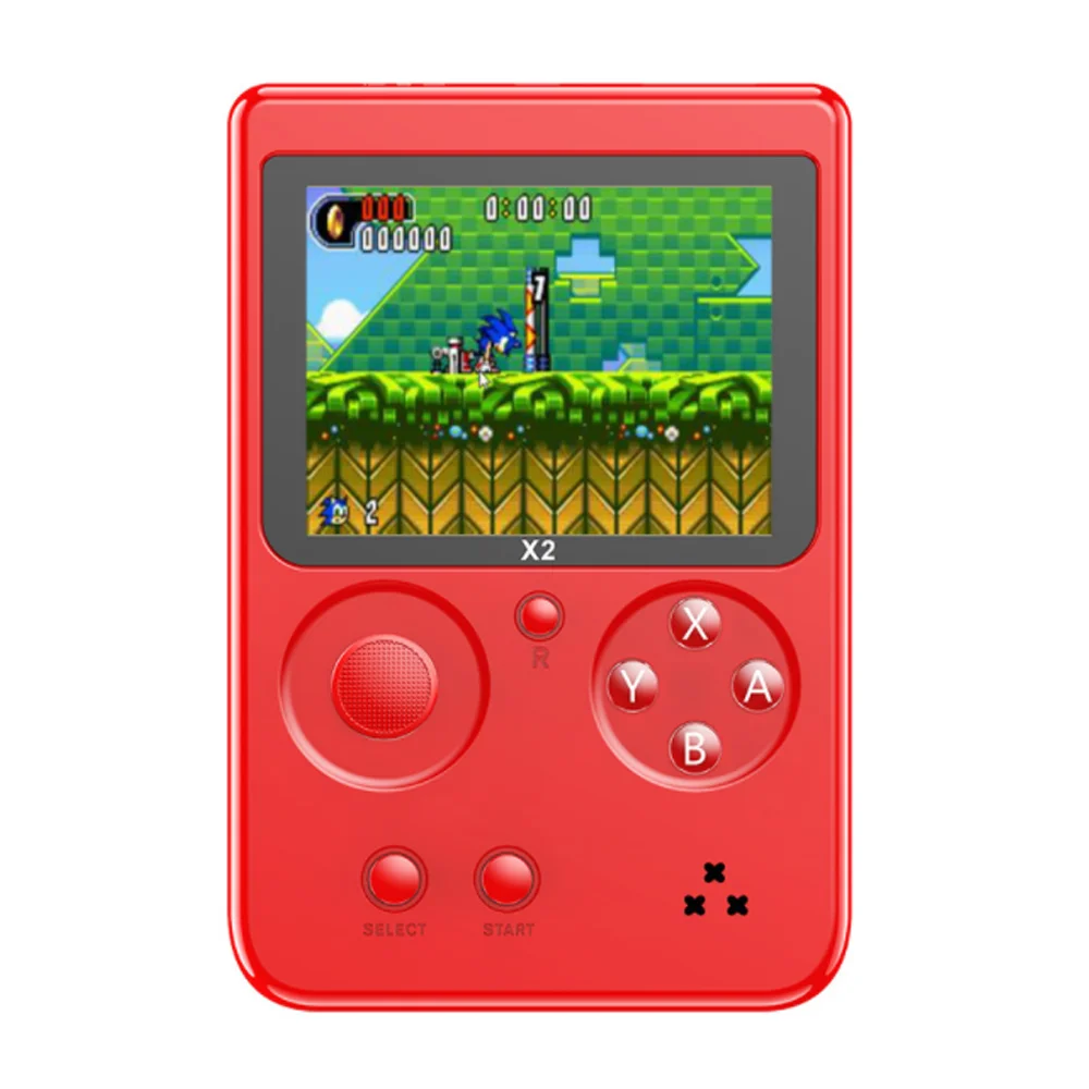 Mini Handheld Arcade Video Game Console Support GBA\MD\NES\SNES\MAME Games Download With 8G TF Card 2500 Retro Games TV Out