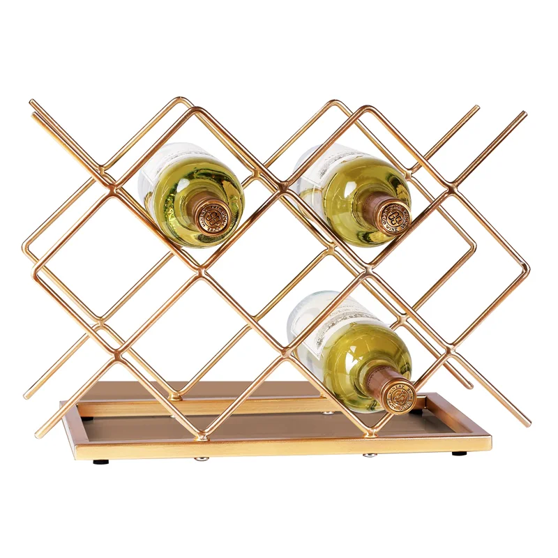 Factory Personalized 20 Litres Water Spray Bottle Drying Racks With Fits Six Wine Bottles For Bar And Hotel