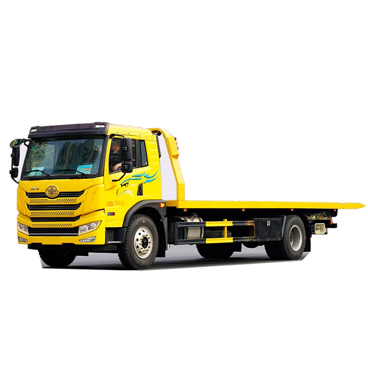 FAW 12T Tow Wrecker Flatbed Towing Wrecker Truck for Emergency Rescue Road Clearance