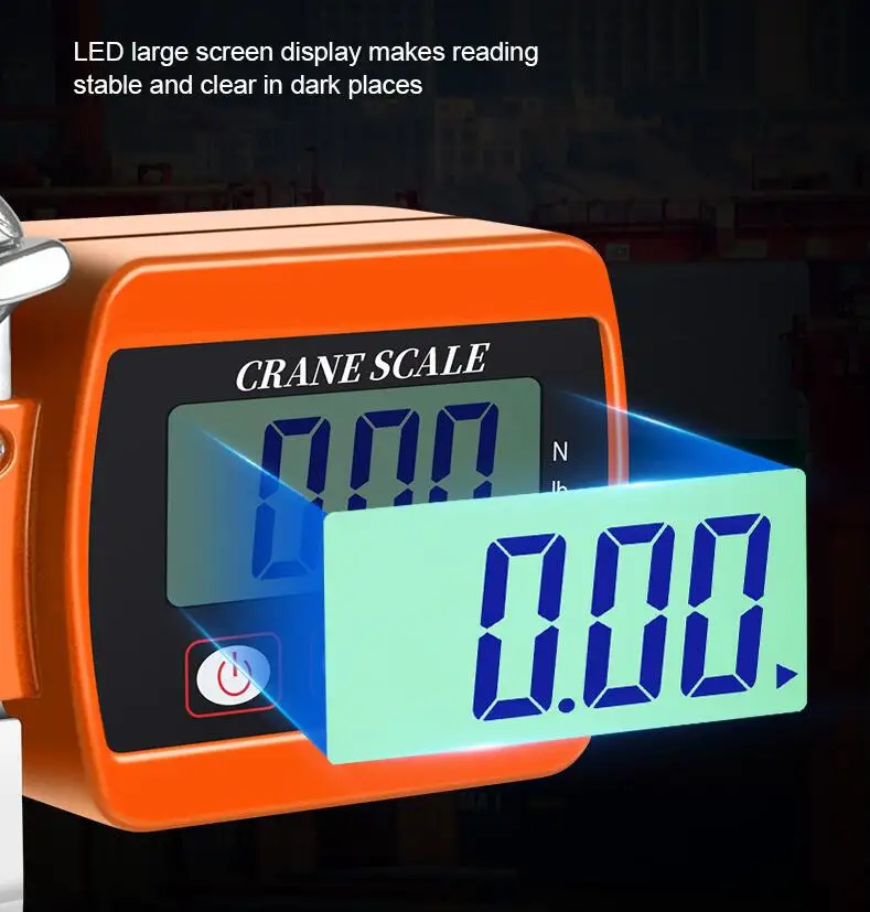 Electronic weighing heavy goods crane hanging scale 500kg
