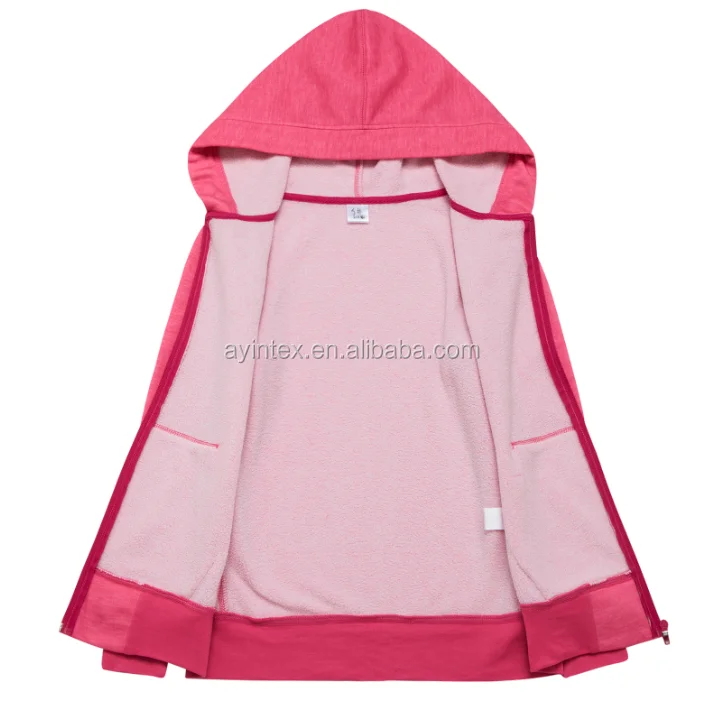 Custom Manufacturer Full Zip Polar Fleece Hoodies For Women Plus Size Lady Clothing Fashion Cheap Winter Jacket Coats