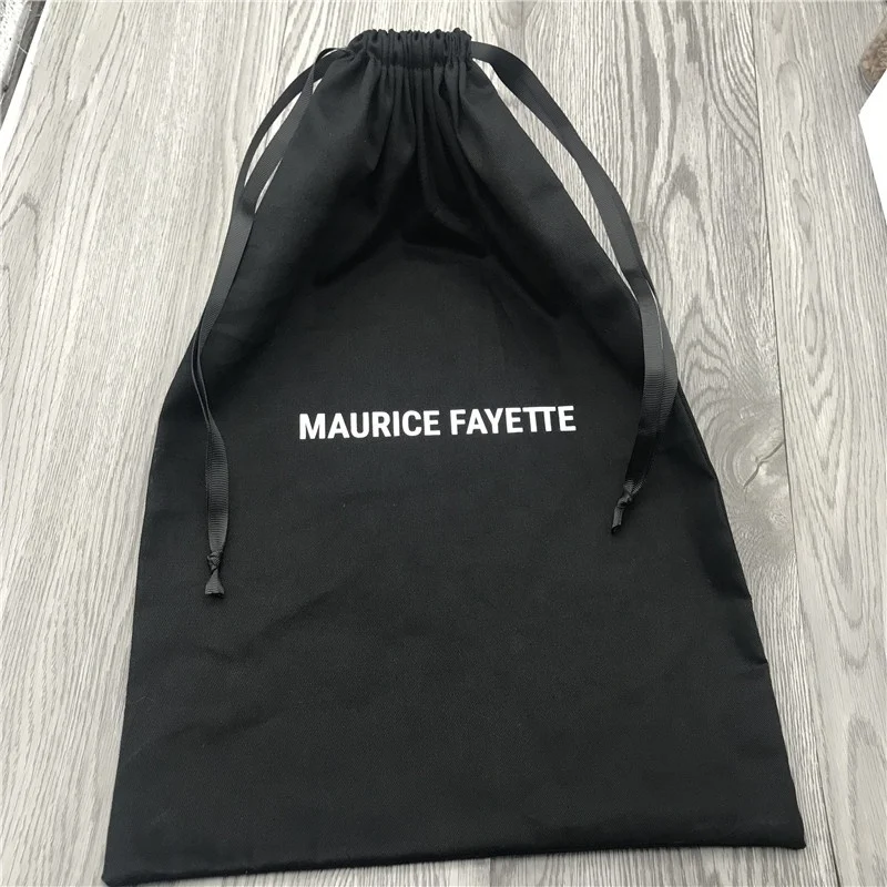 Eco friendly 100% cotton canvas string dust bag with custom logo