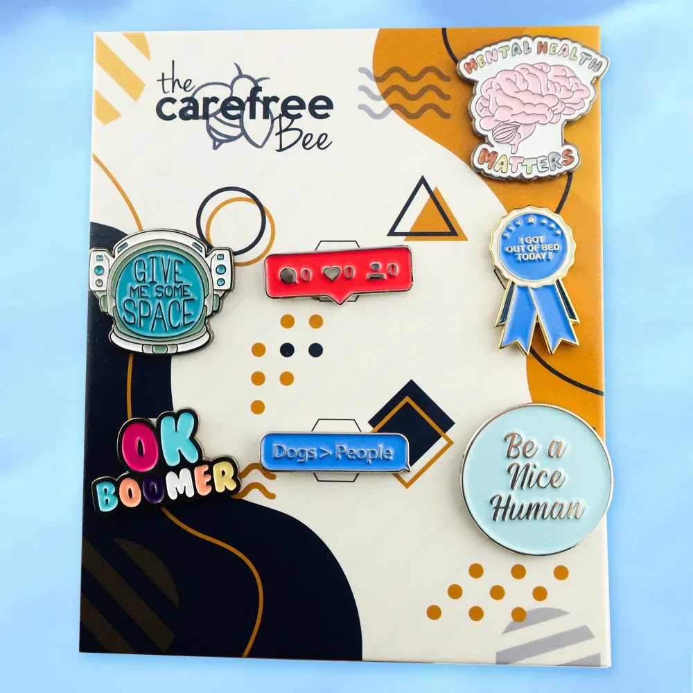 Professional Custom Fashion Metal Crafts Hard Enamel Lapel Pins With Backing Card