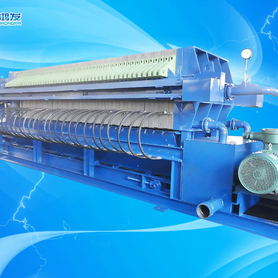 Auto membrane with flushing system filter machine on sale filter press machine