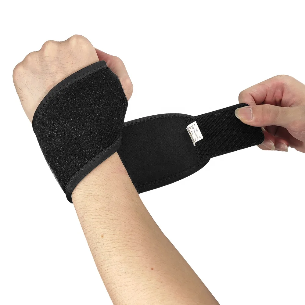 Неопреновый компрессионный бандаж для поддержки запястья с большими петлями для запястного туннеля, артрита