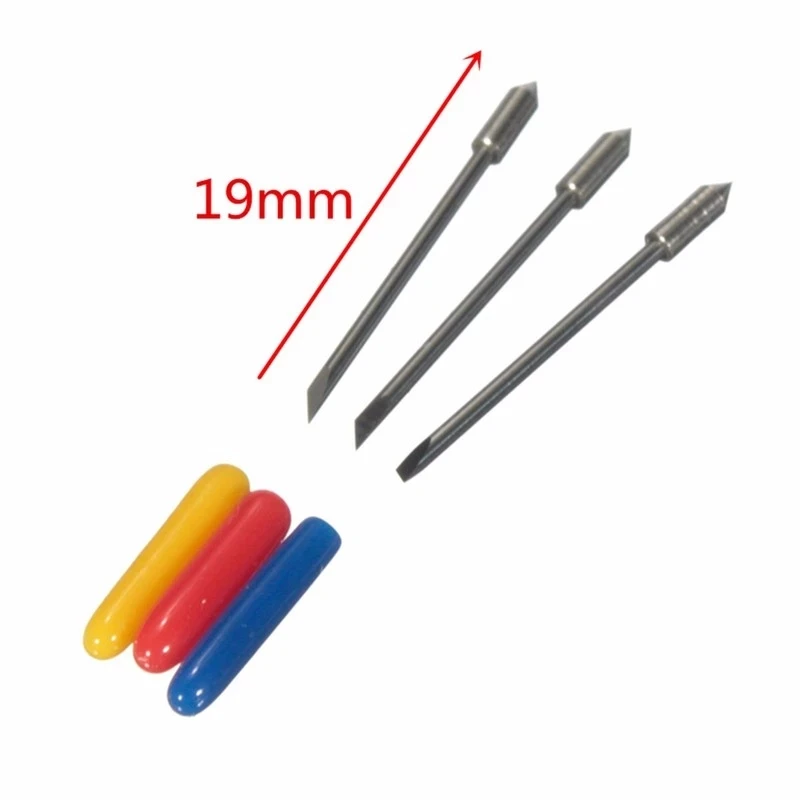 Graphte Cutting Blades (30/45/60 Degree) for Silhouette Cameo 1 2 3/Portrait/Curio/Graphtec 6000/CE 5000-60 Plotter