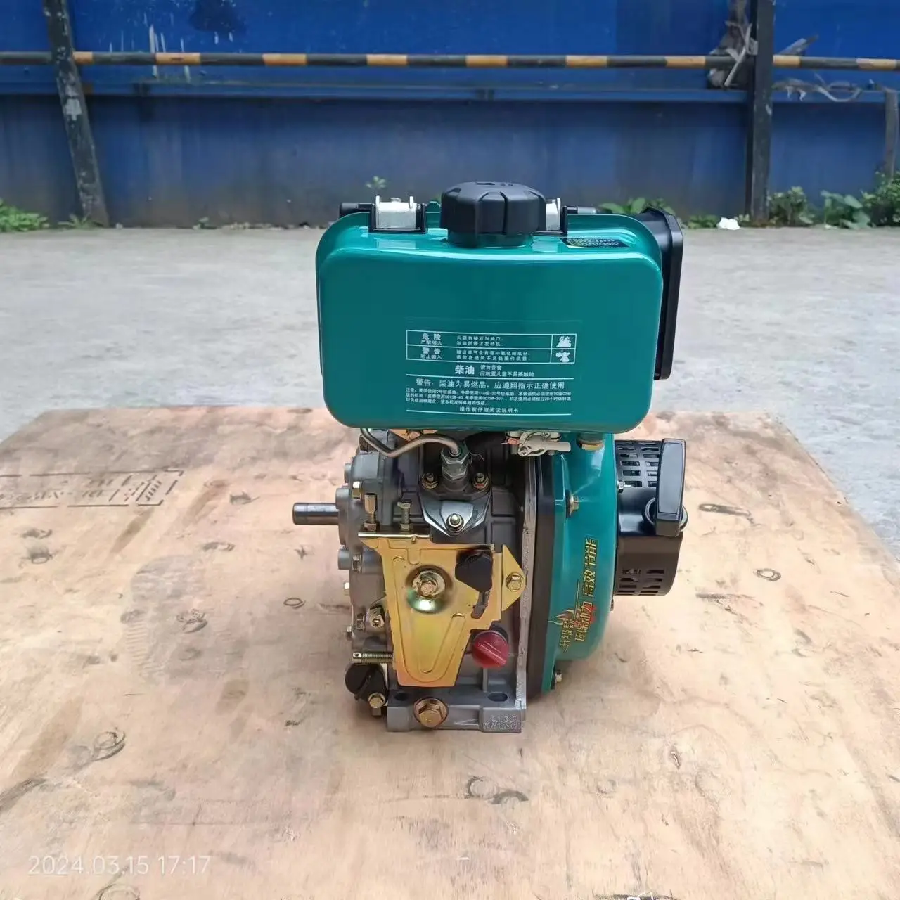 Factory produce High Quality 173F Diesel engine 6hp  4kw  246cc  Air Cooled Electric or hand start