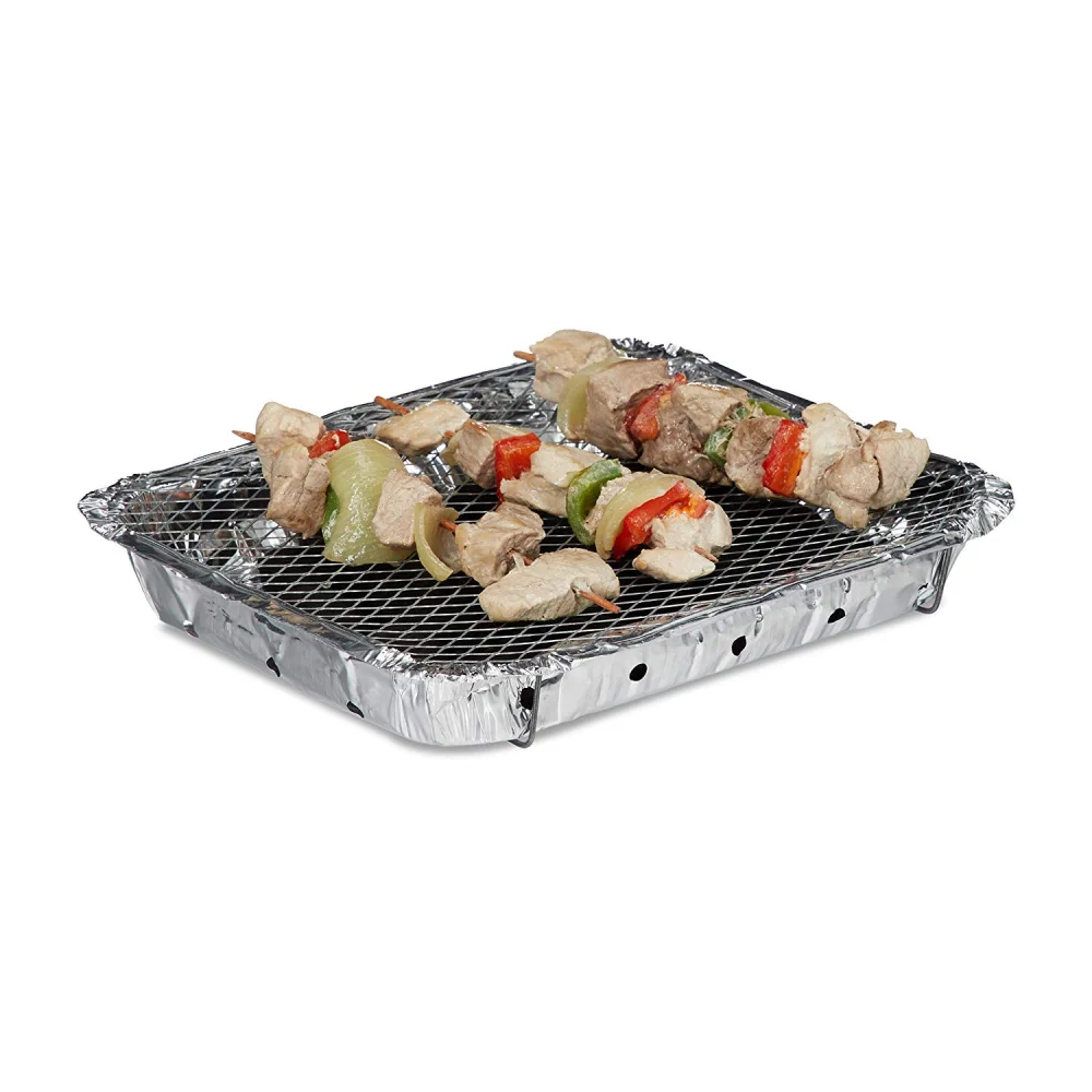 Disposable charcoal barbecue cooking/Disposable Charcoal BBQ with Wire Stand/Disposable instant grill