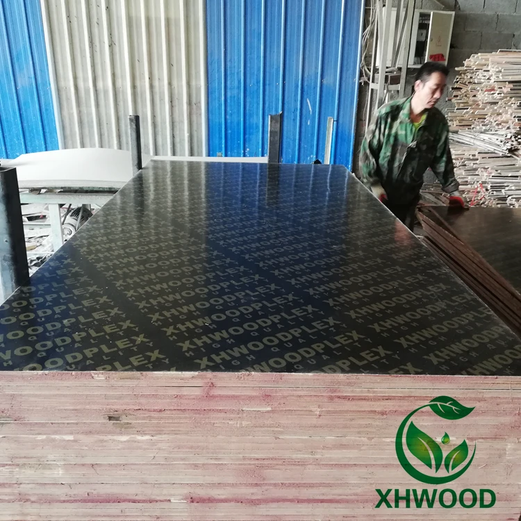 2021Linyi XiangheWood 1220*2440mm Logo Finger Joint Film