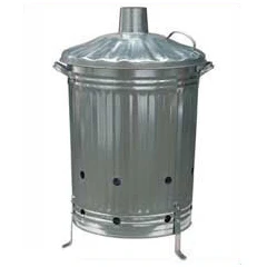 85L Home garden incinerator/Garden waste incinerator/85L Galvanised Incinerator Fire Bin