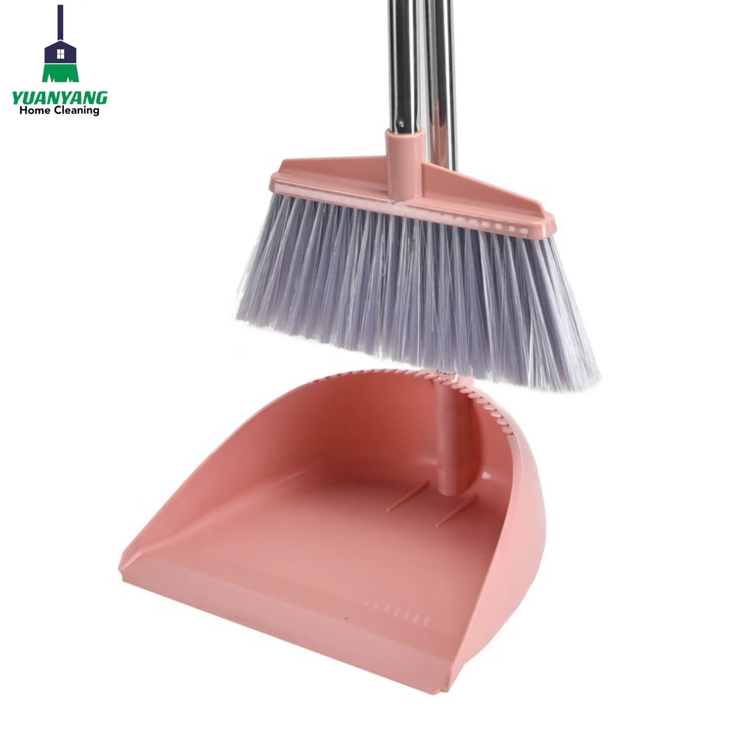 Wholesales Long Handle Plastic Brooms Dustpans Office Home Kitchen Lobby Floor Cleaning Broom And Dustpan Set