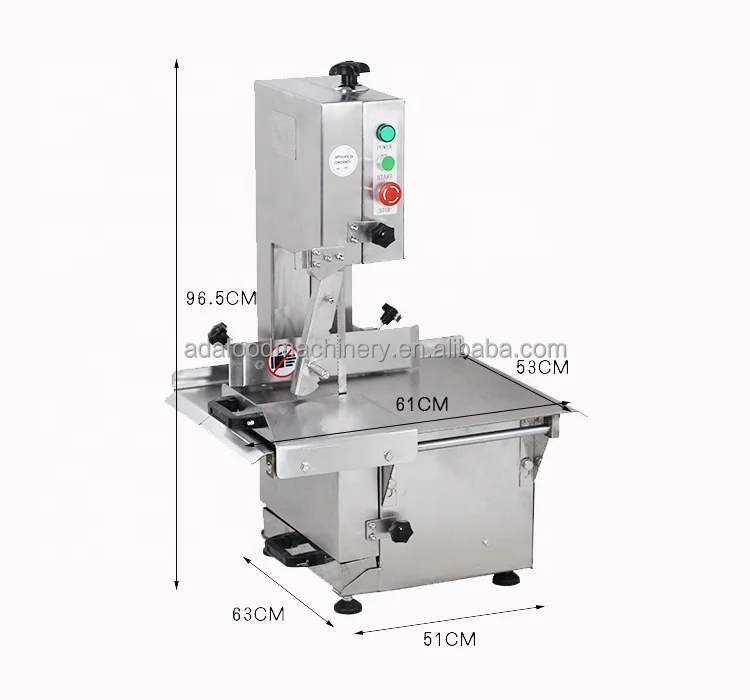 Ada Electric Meat and Bone Cutting Machine / Frozen Bone Cutter Machine / Frozen Meat and Bone Saw Machine Ada Food Machinery