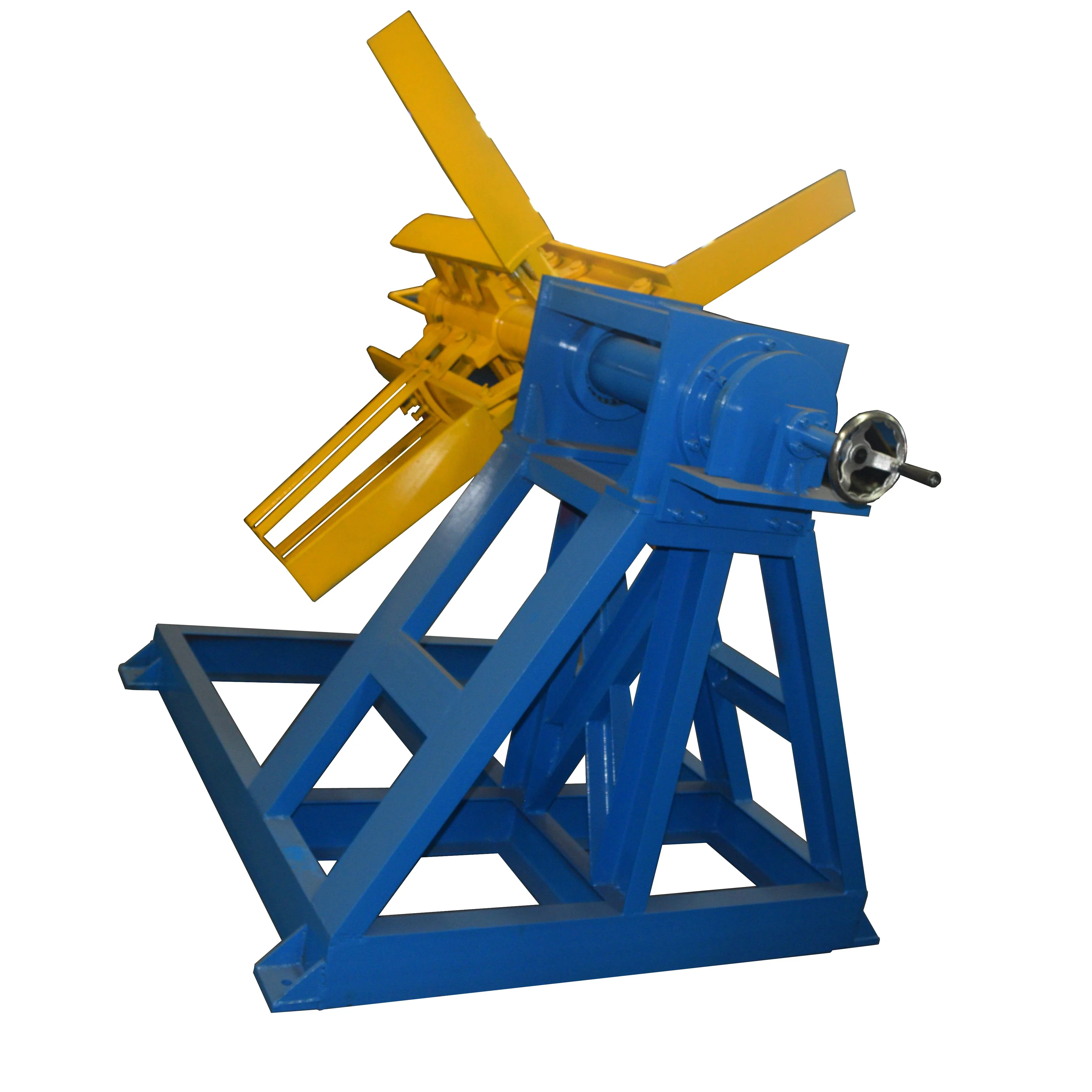 manual mandrel steel coil decoiling decoiler machine for sale