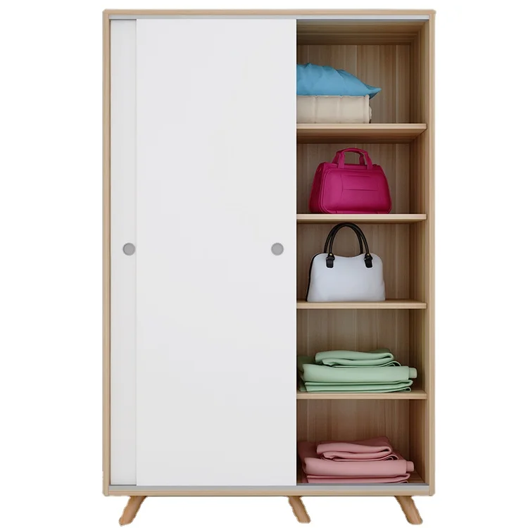 Manufacturers Wholesale Modern Home Melamine Wooden Wardrobe Cabinet