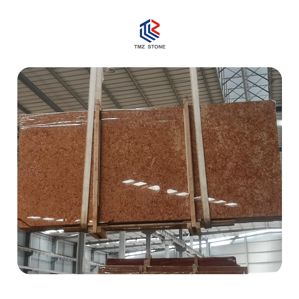 TMZ STONE ODM OEM Natural Hight Quality Modern hot selling Polished Rosso Verona Marble for floor