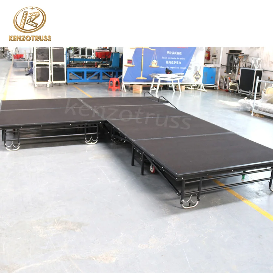 Hot sale mobile portable folding stage for school