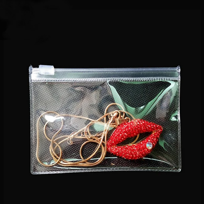 Custom frosted matte vinyl pvc wet bikini swimsuit storage zipper bags