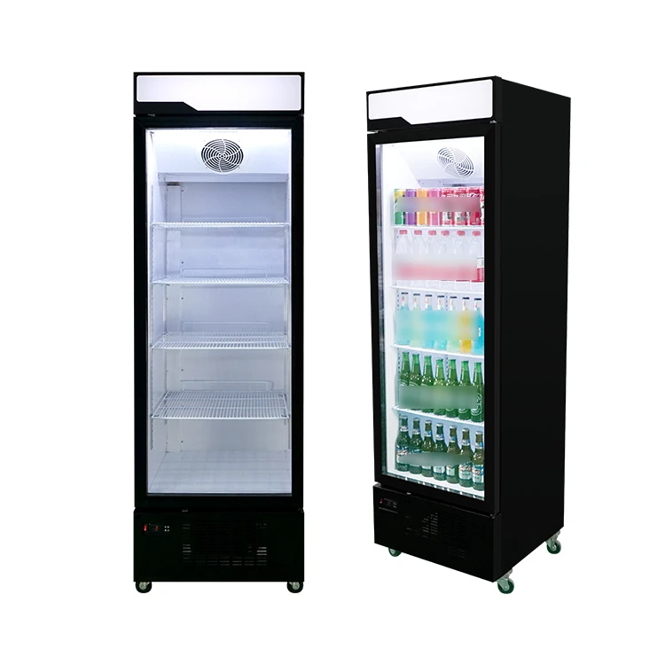 Meisda SC350B Commercial Upright chiller single door upright beverage cooler display Fridge