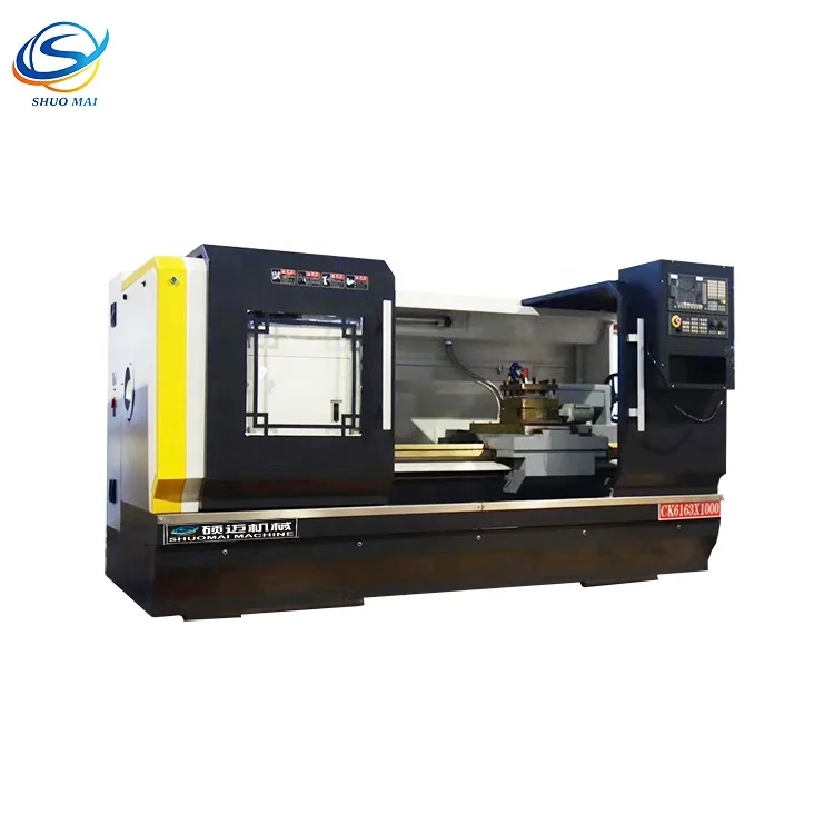 CK6163x1000 1500 2000 3000mm CNC lathe turning machine GSK Seimens Fanuc System
